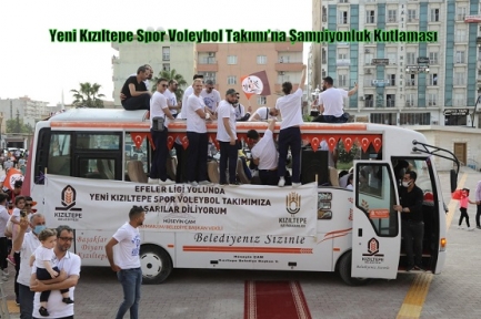 Yeni Kızıltepe Spor Voleybol Takımı’na Şampiyonluk Kutlaması 