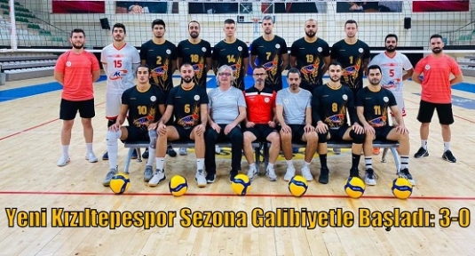 Yeni Kızıltepespor Sezona Galibiyetle Başladı: 3-0