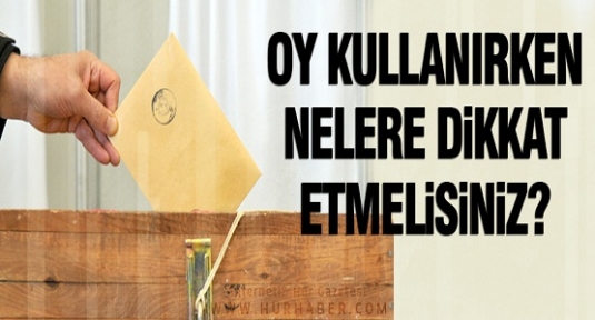 Yerel seçimde nasıl oy kullanılacak?