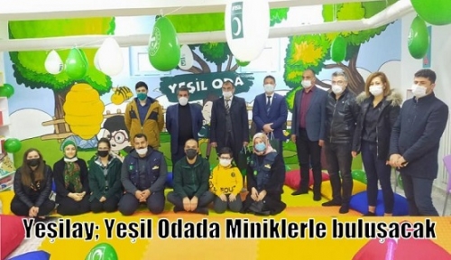 Yeşilay; Yeşil Odada Miniklerle buluşacak