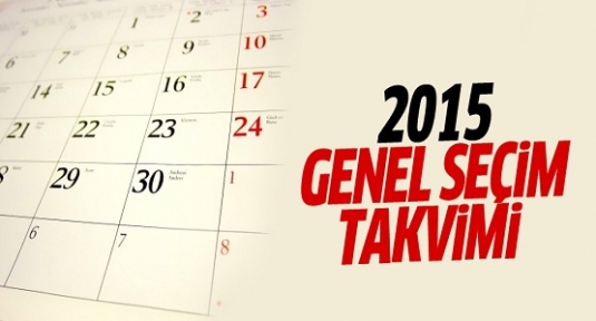 YSK 2015 Genel Seçim takvimini açıkladı