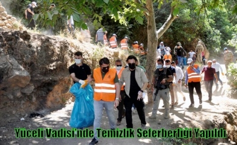 Yüceli Vadisi’nde Temizlik Seferberliği Yapıldı