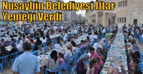 YURTTAŞLARA İFTAR YEMEĞİ VERİLDİ  