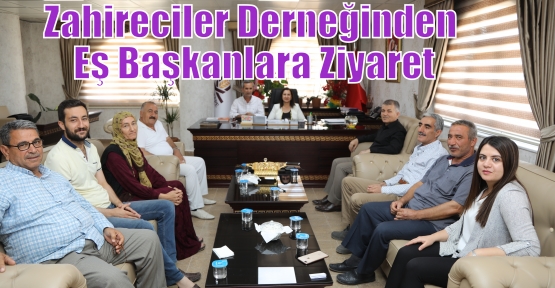 Zahireciler Derneğinden Eş Başkanlara Ziyaret