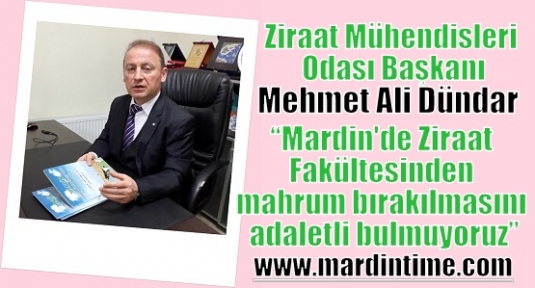 ZMO Mardin “Yer Tahsisi Tamam ,Ziraat Kampüsü Kurulsun Artık” !