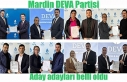 Mardin DEVA Partisi aday adayları belli oldu