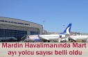 Mardin Havalimanında Mart ayı yolcu sayısı belli...