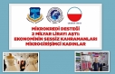 MİKROKREDİ DESTEĞİ 2 MİLYAR LİRAYI AŞTI: EKONOMİNİN...