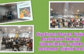 Diyetisyen Devran Turğay öğrencilerle buluştu