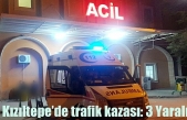 Kızıltepe’de trafik kazası: 3 Yaralı