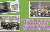 Diyetisyen Devran Turğay öğrencilerle buluştu