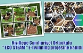 Kızıltepe Cumhuriyet Ortaokulu " ECO STEAM " E-Twinning projesine katıldı