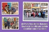 AK Parti Yeşilli İlçe Başkanı Bayhoca'dan ihtiyaç sahibi çocuklara giyim yardımı