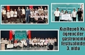 Kızıltepeli Kız öğrenciler gastronomi festivalinde 3. oldu