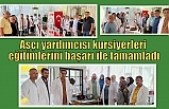 Aşçı yardımcısı kursiyerleri eğitimlerini başarı ile tamamladı