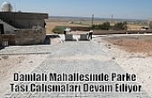 Damlalı Mahallesinde Parke Taşı Çalışmaları Devam Ediyor