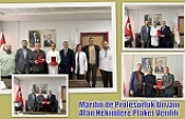 Mardin’de Profesörlük Ünvanı Alan Hekimlere Plaket Verildi