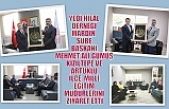 YEDİ HİLAL DERNEĞİ MARDİN  ŞUBE BAŞKANI MEHMET ALİ GÜMÜŞ KIZILTEPE VE ARTUKLU İLÇE  MİLLÎ EĞİTİM MÜDÜRLERİNİ ZİYARET ETTİ