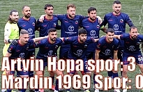 Artvin Hopa spor: 3 Mardin 1969 Spor: 0