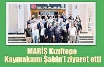 MARİŞ Kızıltepe Kaymakamı Şahin’i ziyaret etti