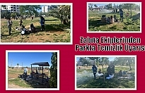 Zabıta Ekiplerinden Parkta Temizlik Uyarısı