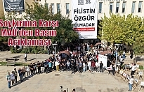 Soykırıma Karşı MAÜ’den Basın Açıklaması