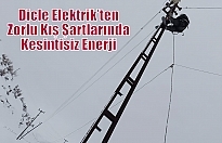 Dicle Elektrik’ten Zorlu Kış Şartlarında Kesintisiz Enerji