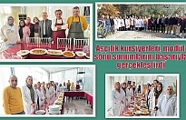 Aşçılık kursiyerleri, modül sonu sunumlarını başarıyla gerçekleştirdi