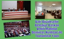 Vali/Büyükşehir Belediye Başkan Vekili Mahmut Demirtaş Kızıltepe’de Toplantılar Yaptı