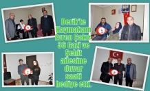 Derik’te Kaymakam  Evren Çakır, 36 Gazi ve Şehit ailesine duvar saati hediye etti.