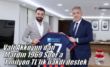 Vali Akkoyun’dan Mardin 1969 Spor’a 1 milyon TL’lik nakdi destek