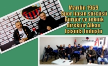 Mardin 1969 Spor basın sözcüsü Gürgör ve teknik direktör Alkan basınla buluştu