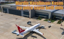 Mardin Havalimanı Kasım ayı yolcu sayısı belli oldu