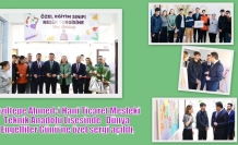 Kızıltepe Ahmed-i Hani Ticaret Mesleki Teknik Anadolu Lisesinde   Dünya Engelliler Günü'ne özel sergi açıldı,