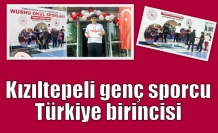 Kızıltepeli genç sporcu Türkiye birincisi