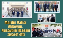 Mardin Valisi Akkoyun, Nusaybin ilçesini ziyaret etti