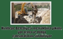Kızıltepe Belediyesi metruk bina yıkımı, yol açma ve dolgu çalışmalarını sürdürüyor