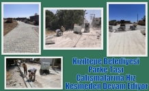 Kızıltepe Belediyesi Parke Taşı Çalışmalarına Hız Kesmeden Devam Ediyor