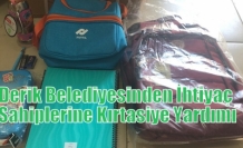 Derik Belediyesinden İhtiyaç Sahiplerine Kırtasiye Yardımı