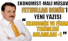 EKONOMİK VE FİNANS TERİMLERİ ANLAMLARI -1