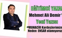 MUHACİR Kardeşlerimize Neden ENSAR olamıyoruz?