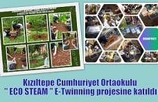 Kızıltepe Cumhuriyet Ortaokulu " ECO STEAM " E-Twinning projesine katıldı
