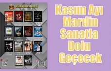 Kasım Ayı Mardin'de Sanatla Dolu Geçecek