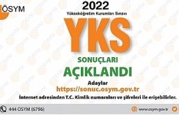 2022 Yükseköğretim Kurumları Sınavı (YKS) sonuçları...