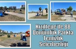 Kızıltepe’de 88 Dönümlük Parkta Temizlik Seferberliği