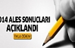 2014 ALES sonuçları açıklandı