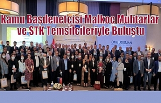 Kamu Başdenetçisi Malkoç Muhtarlar ve STK Temsilcileriyle...