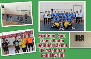 Kızıltepe Spor Lisesi Kadın Hentbol Takımı İlk...