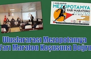 Uluslararası Mezopotamya Yarı Maraton Koşusuna...