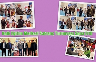 Halk Eğitim Merkezi Satranç Turnuvası Sona Erdi